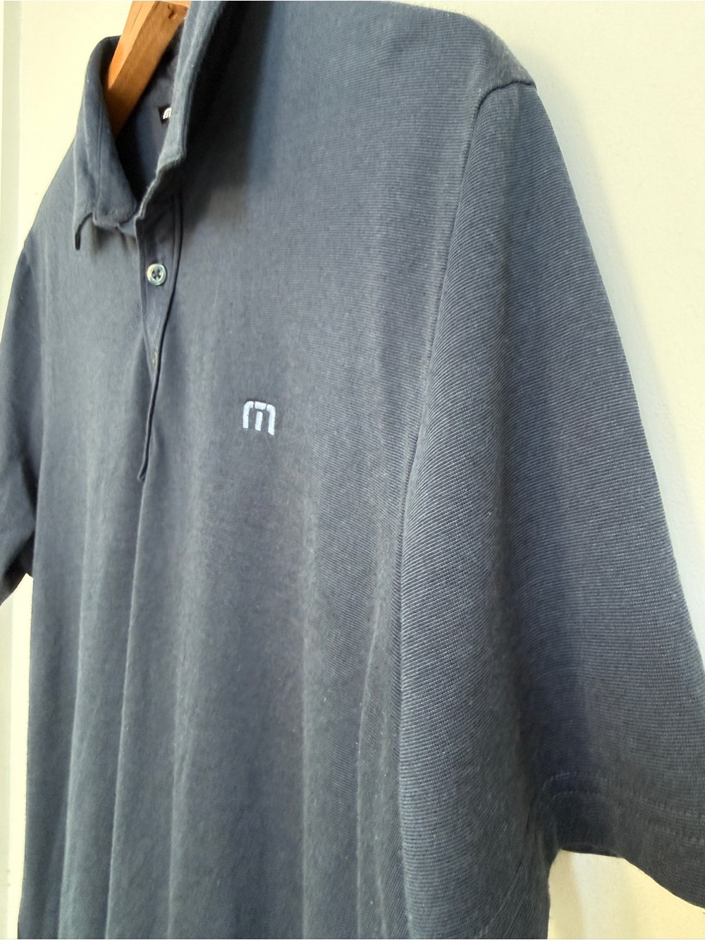 Travis Mathew Navy Blue Golf Polo - Picture 2 of 5